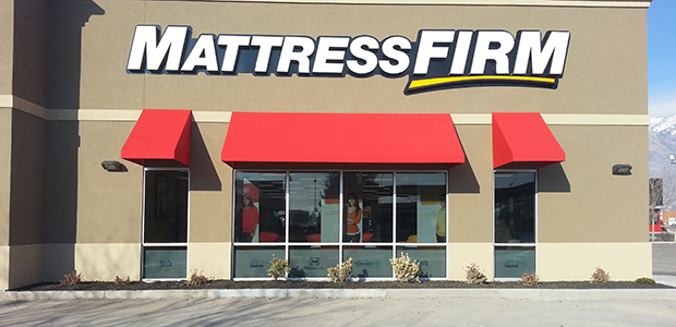 mattress firm red awning