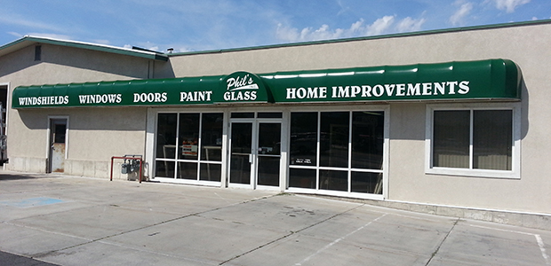 green business awning