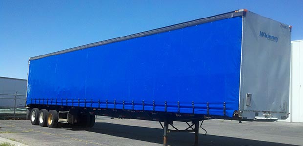 blue truck tarp