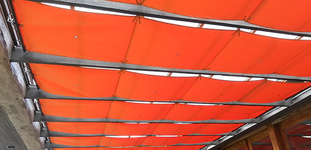 Orange Cable Slider Shade
